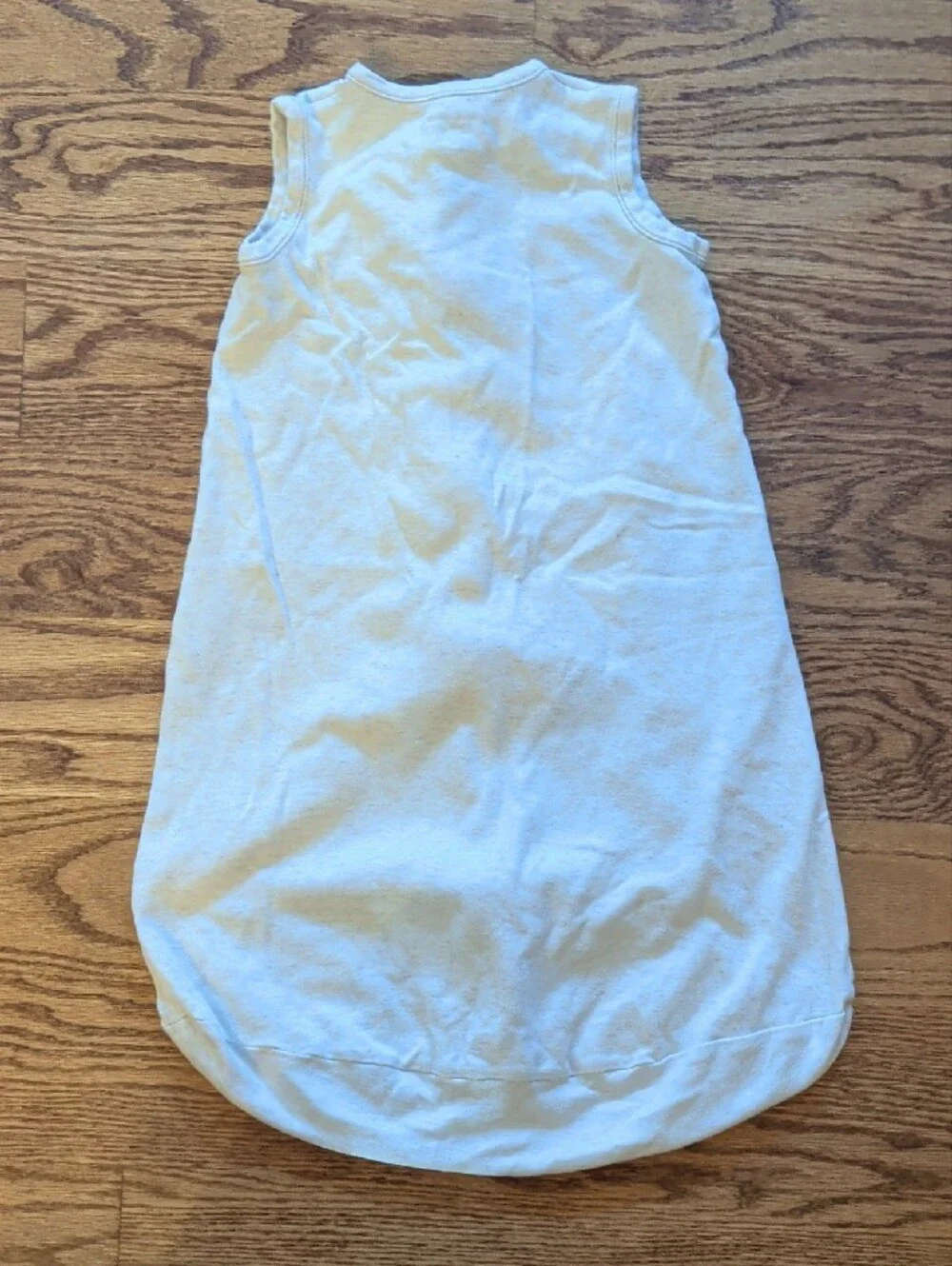 Baby Sleeveless Zipper Sleep Sack - Cream